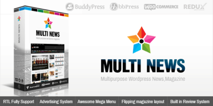 Multinews - Multi-purpose WordPress News