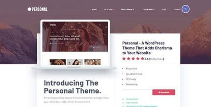 MyThemeShop Personal - WordPress Theme