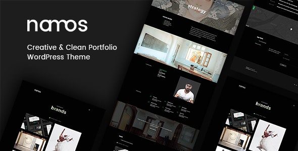 Namos 1.2.3 – Creative One/Multi-Page Portfolio WordPress Theme