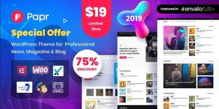 Papr - News Magazine WordPress Theme