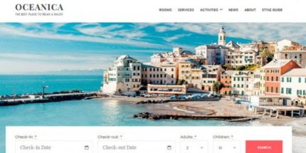 Oceanica - MOTOPRESS - WordPress Hotel Theme