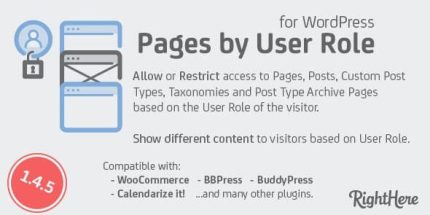 Pages by User Role for WordPress
