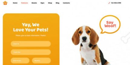 Petotel - MOTOPRESS - WordPress Pet Hotel Theme