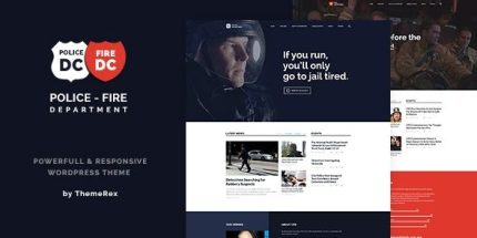 Police & Fire - Department and Security Business WordPress Theme
