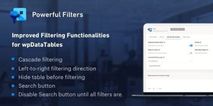Powerful Filters for wpDataTables - Cascade Filter for WordPress Tables