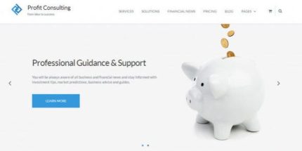 Profit - MOTOPRESS - Financial WordPress Theme