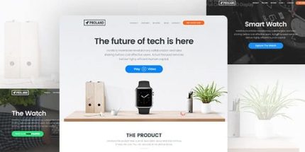 Proland - WordPress Product Landing Page Theme