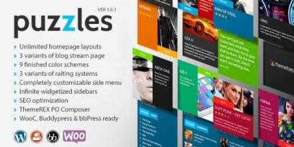 Puzzles - WP Magazine - Review with Store WordPress Theme + RTL