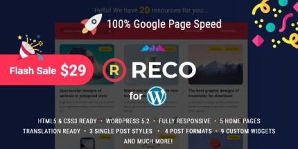 Reco - Minimal Theme for Freebies