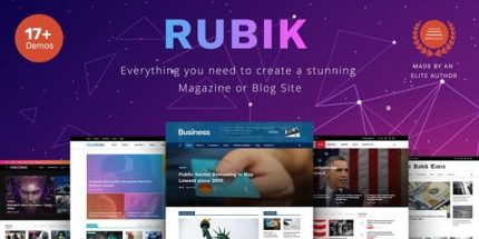 Rubik - A Perfect Theme for Blog Magazine Website