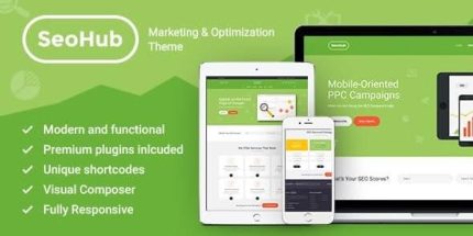 SEOHub - A Colorful SEO & Marketing Agency WordPress Theme