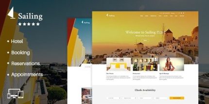 Sailing Hotel - Hotel WordPress Theme
