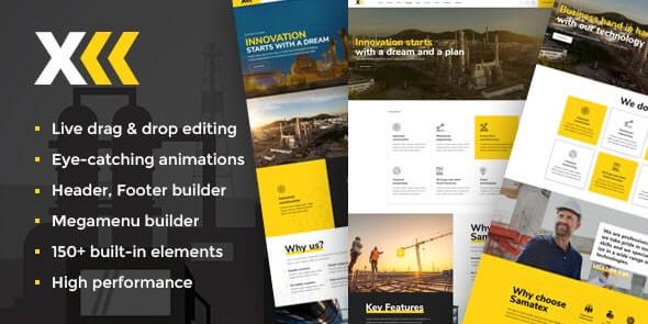 Samatex 5.1 – Industrial WordPress Theme + Woocommerce