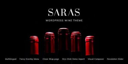 Saras - Wine WordPress Theme