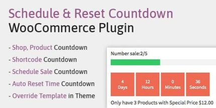WooCP Schedule - Reset Countdown Plugin WooCommerce