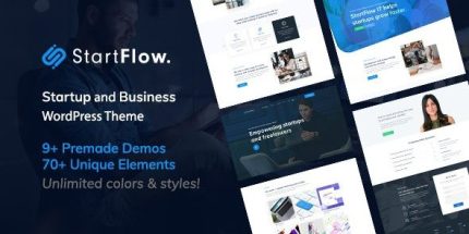 Start Flow - Startup and Creative Multipurpose WordPress Theme