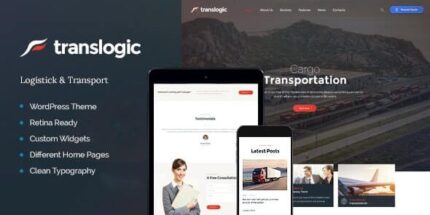 Translogic - Logistics & Shipment Transportation WordPress Theme