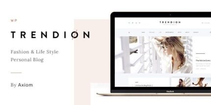 Trendion - A Personal Lifestyle Blog and Magazine WordPress Theme
