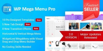 WP Mega Menu Pro - Responsive Mega Menu Plugin for WordPress