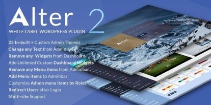 WpAlter White Label - Wordpress Plugin