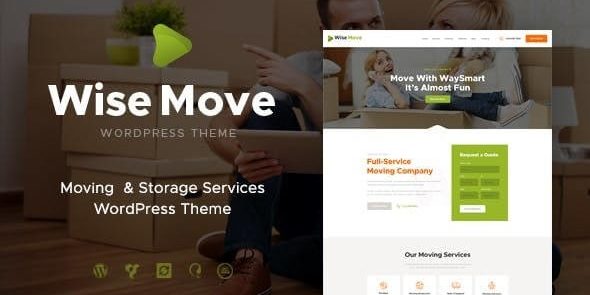 Wise Move 1.1.17 – Relocation and Storage Services WordPress Theme