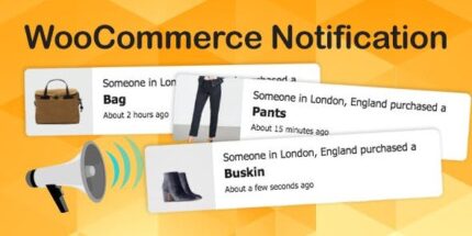 WooCommerce Notification - Boost Your Sales - Live Feed Sales - Recent Sales Popup - Upsells