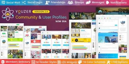 Youzer (Youzify) - Buddypress Community & WordPress User Profile Plugin