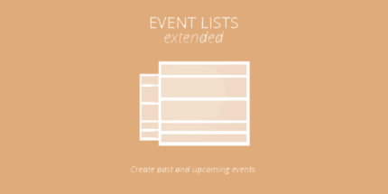 EventON: Events Lists Extended