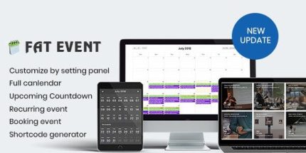 FAT Event - WordPress Event and Calendar Booking