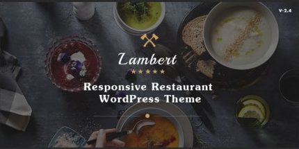 Lambert - Restaurant - Cafe - Pub WordPress Theme