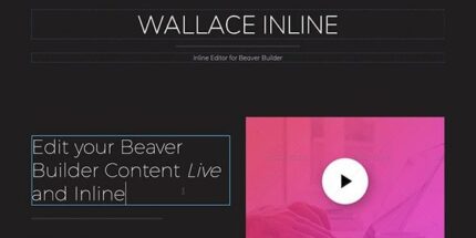 Wallace Inline - Front-end content editor for Beaver Builder