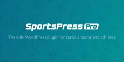 SportPress Pro - The only WordPress plugin for serious teams and athletes.