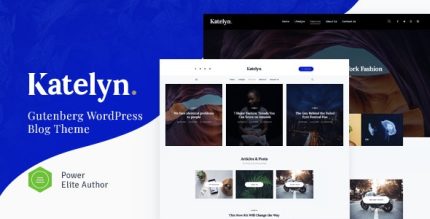 Katelyn - Creative Gutenberg Blog WordPress Theme