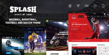 Splash - Sport WordPress Theme for Football