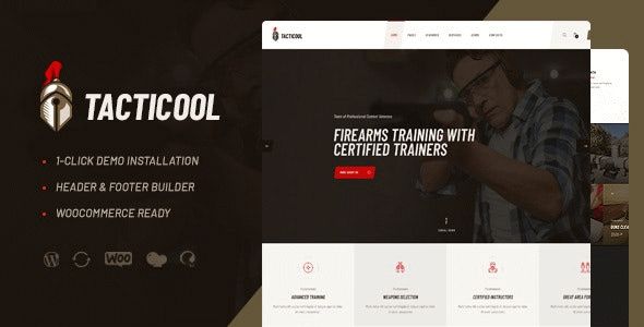 Tacticool 1.0.15 – Shooting Range & Gun Store WordPress Theme