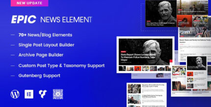 Epic News Elements - News Magazine Blog