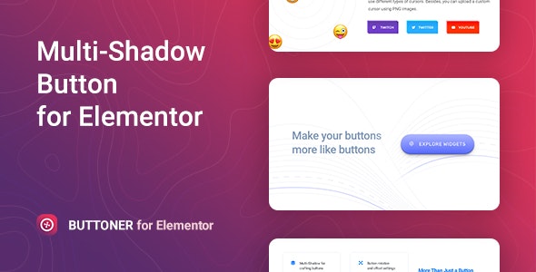 Buttoner 1.0.7 – Multi-shadow Button for Elementor