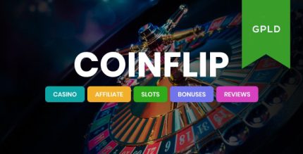 Coinflip - Casino Affiliate & Gambling Theme