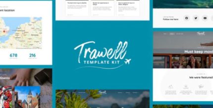 Trawell - Travel Blog Elementor Template Kit