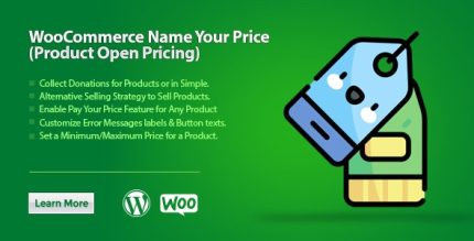 WooCommerce Name Your Price -  Product Open Pricing