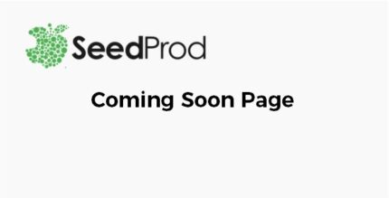 SeedProd Coming Soon Page