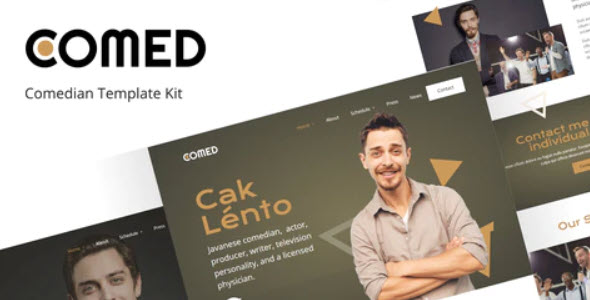 Comed 1.0.0 – Comedian elementor Template Kit