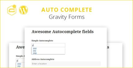 Gravity Forms Auto Complete with address field