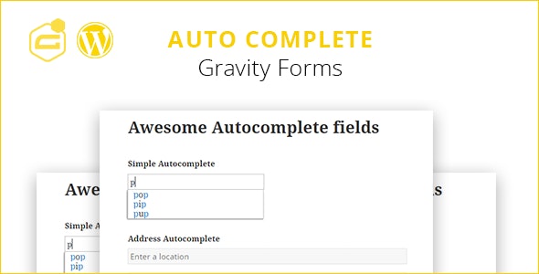 Gravity Forms Auto Complete with address field