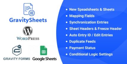 Gravity Sheets - Gravity Forms Google Spreadsheet Addon
