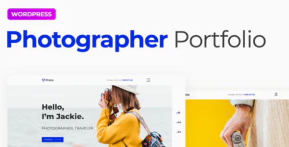 Proto 1.0.0 – Photographer Portfolio Template Kit