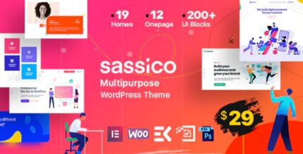 Sassico - Multipurpose Saas Startup Agency WordPress Theme