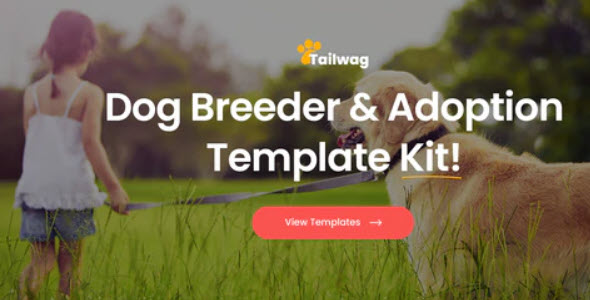 Tailwag 1.0.0 – Dog Breeder & Adoption Template Kit