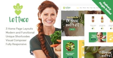 Lettuce - Organic Food & Eco Online Store Products WordPress Theme