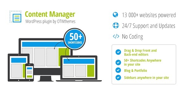 Content Manager for WordPress 2.27
